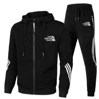 HCW V2 SPIKE HOODIE Zip-up 5-line hoodie and pants sweat set