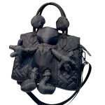 画像3: Mickey Mouse Plush Quilted Tote Shoulder Crossbody Bag　ミッキーマウスぬいぐるみキルティングショルダートートバッグ (3)