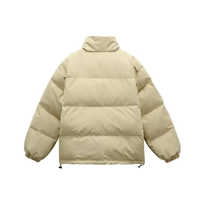 画像6: Street Style Letter Print Stand Collar Zip Up Down Jacket Coat blouson ユニセックス 男女兼用ストリートスタイルレタープリントスタンドカラージップアップダウンジャケットコートブルゾン (6)