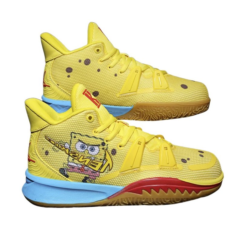 画像1: Men's trend SpongeBob style Sneakers casual sports shoes Race up sneakers  スポンジボブ レースアップスニーカー カジュアル シューズ  (1)