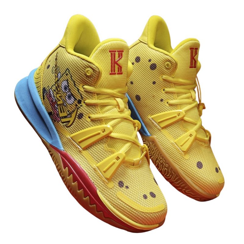画像2: Men's trend SpongeBob style Sneakers casual sports shoes Race up sneakers  スポンジボブ レースアップスニーカー カジュアル シューズ  (2)