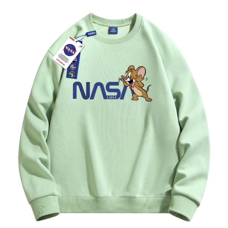 画像7: Unisex Tom and Jerry Jerry x Nasa print Sweat shirts ユニセックス 男女兼用トムとジェリージェリー×ナサ プリント スウェット トレーナー (7)