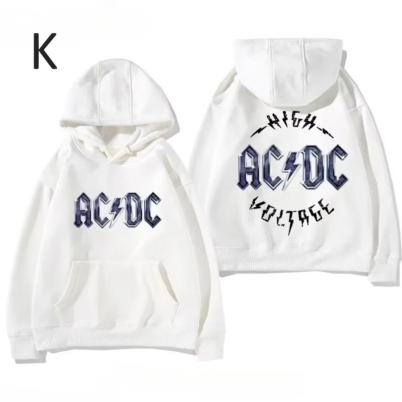 画像12: ACDC Rock Band Print  Long sleeves Hoodie 　ACDCロックバンド プリントフーディ  パーカー  (12)
