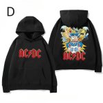 画像5: ACDC Rock Band Print  Long sleeves Hoodie 　ACDCロックバンド プリントフーディ  パーカー  (5)