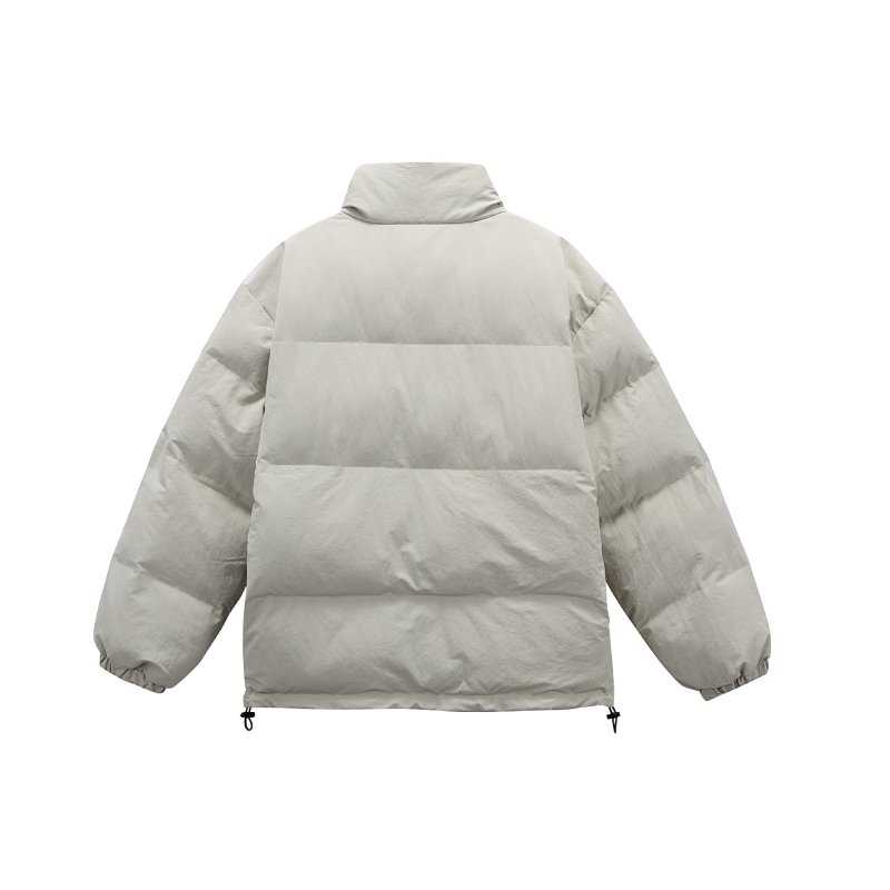 画像5: Street Style Letter Print Stand Collar Zip Up Down Jacket Coat blouson ユニセックス 男女兼用ストリートスタイルレタープリントスタンドカラージップアップダウンジャケットコートブルゾン (5)