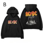 画像3: ACDC Rock Band Print  Long sleeves Hoodie 　ACDCロックバンド プリントフーディ  パーカー  (3)