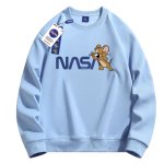 画像10: Unisex Tom and Jerry Jerry x Nasa print Sweat shirts ユニセックス 男女兼用トムとジェリージェリー×ナサ プリント スウェット トレーナー (10)
