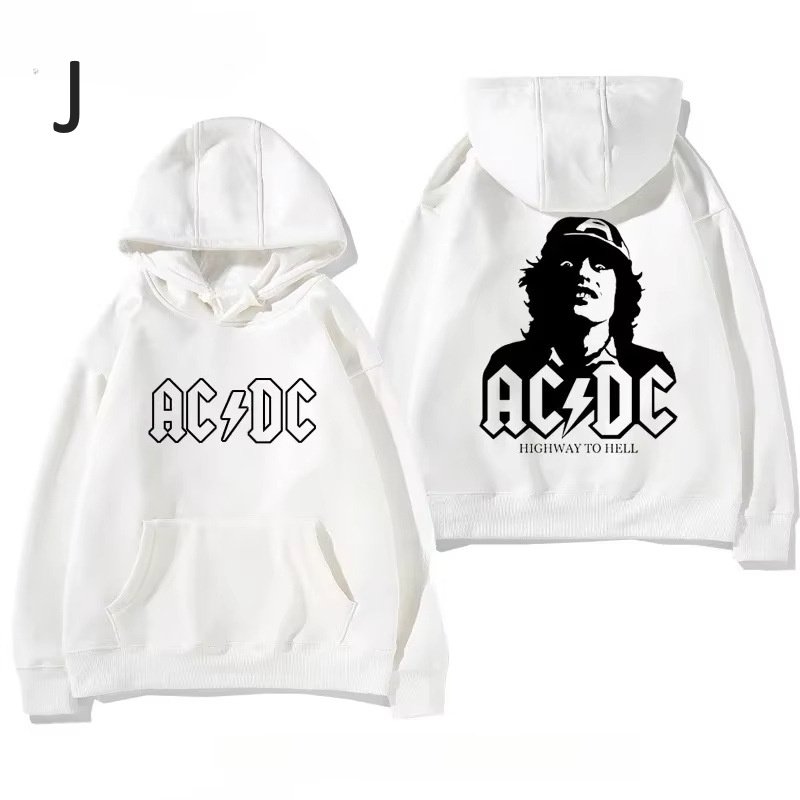 画像11: ACDC Rock Band Print  Long sleeves Hoodie 　ACDCロックバンド プリントフーディ  パーカー  (11)
