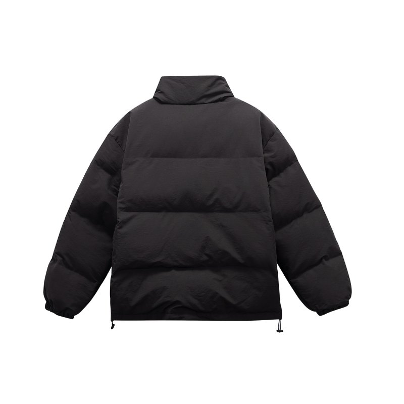 画像7: Street Style Letter Print Stand Collar Zip Up Down Jacket Coat blouson ユニセックス 男女兼用ストリートスタイルレタープリントスタンドカラージップアップダウンジャケットコートブルゾン (7)