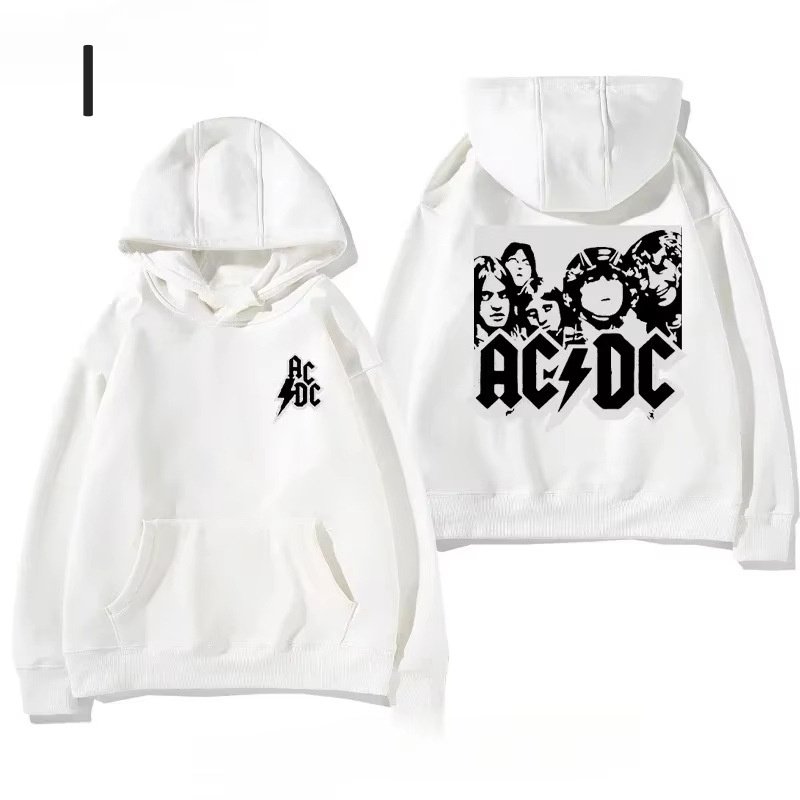 画像10: ACDC Rock Band Print  Long sleeves Hoodie 　ACDCロックバンド プリントフーディ  パーカー  (10)