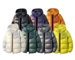 画像8: Shiny hooded zip-up down jacket coat blouson ユニセックス 男女兼用シャイニーフーディジップアップダウンコートブルゾン (8)