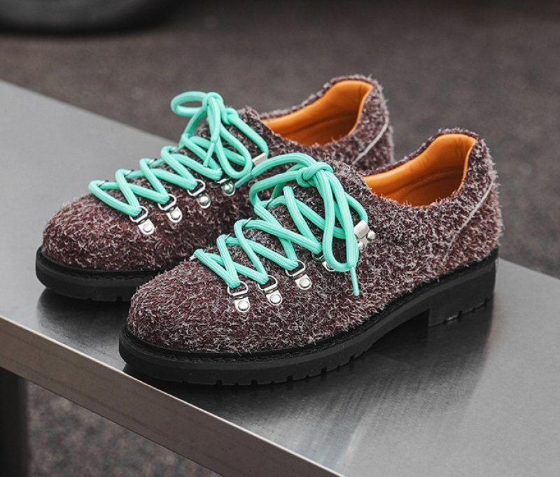 画像6: Lace-up Monolith Derby Shoes slip-on loafers   厚底レースアップモノリスワークダービースリッポンローファーシューズ (6)