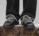 画像7: Lace-up Monolith Derby Shoes slip-on loafers   厚底レースアップモノリスワークダービースリッポンローファーシューズ (7)