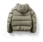 画像5: Warm Fluffy Hat with Padded Down Jacket coat blouson ユニセックス 男女兼用ふわふわフーディフードジップアップダウンコートブルゾン (5)