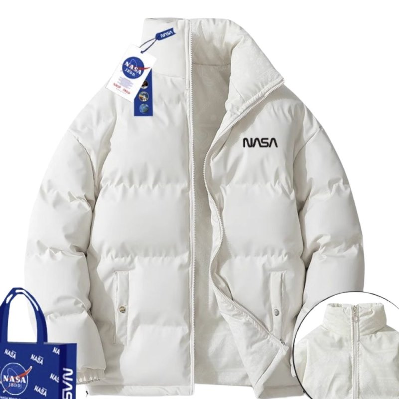 画像5: 25 Paisley Reversible 2Way NASA Down jacket blouson ユニセックス男女兼用  ペイズリー柄 バンダナ柄 ナサ ダウンジャケット ジャンパー (5)