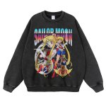 画像1: Vintage Style Sailor Moon  round neck Sweatshirt  ユニセックス男女兼用ヴィンテージスタイセーラームーンラウンドネックスウェット (1)