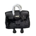 画像7: BK Smile Fur Tote Bag BK M スマイル ファー モコモコ トート ぬいぐるみ バッグ (7)