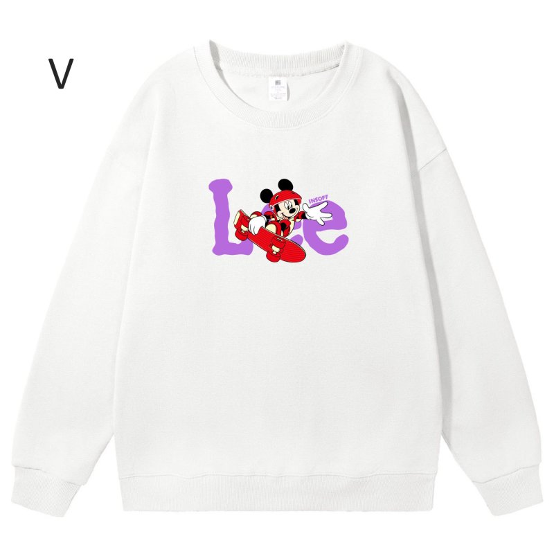 画像22: Unisex Mickey Mouse x Skateboard Crew Neck Sweat shirts ユニセックス 男女兼用ミッキーマウス×スケートボードプリント スウェット トレーナー (22)