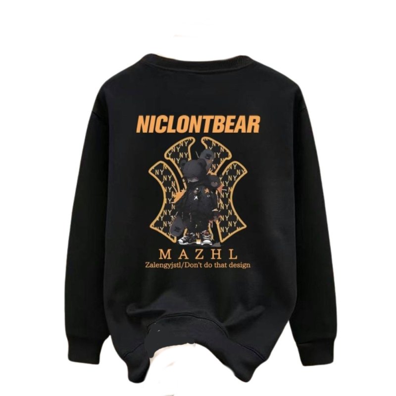 画像2: Unisex NY x Bearbrick kaws Bear Sweat shirts ユニセックス 男女兼用NY×ベアブリックカウズベア プリント スウェット トレーナー (2)