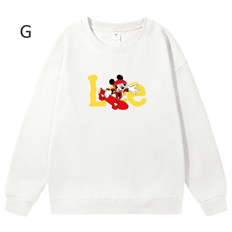 画像7: Unisex Mickey Mouse x Skateboard Crew Neck Sweat shirts ユニセックス 男女兼用ミッキーマウス×スケートボードプリント スウェット トレーナー (7)