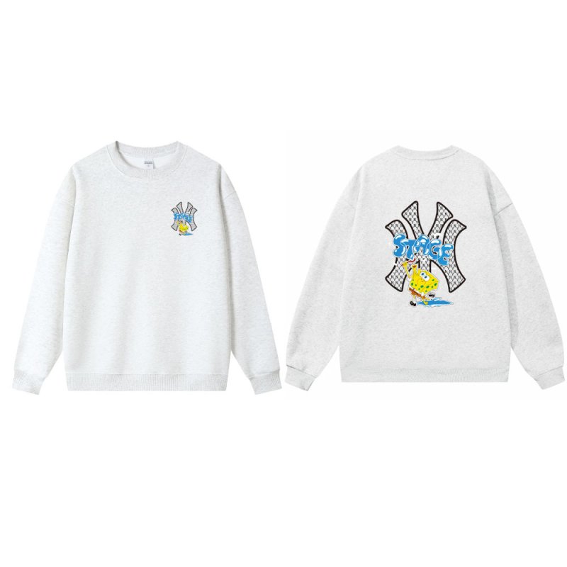 画像3: Unisex NY x SpongeBob Crew Neck Sweat shirts ユニセックス 男女兼用NY×スポンジボブプリント スウェット トレーナー (3)