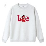 画像5: Unisex Mickey Mouse x Skateboard Crew Neck Sweat shirts ユニセックス 男女兼用ミッキーマウス×スケートボードプリント スウェット トレーナー (5)