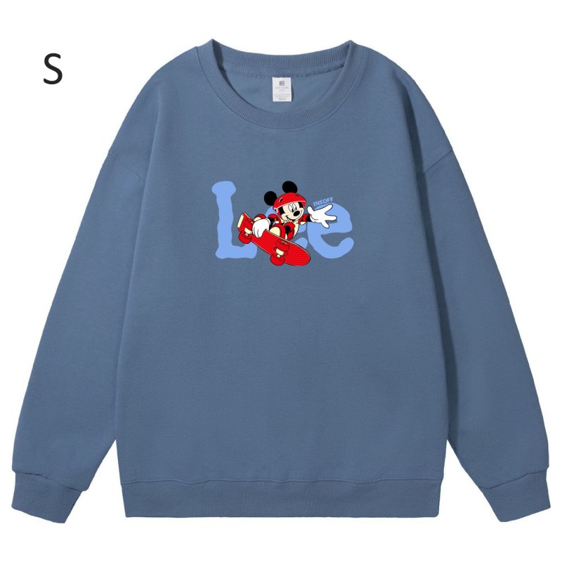 画像19: Unisex Mickey Mouse x Skateboard Crew Neck Sweat shirts ユニセックス 男女兼用ミッキーマウス×スケートボードプリント スウェット トレーナー (19)
