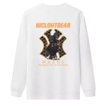 画像1: Unisex NY x Bearbrick kaws Bear Sweat shirts ユニセックス 男女兼用NY×ベアブリックカウズベア プリント スウェット トレーナー (1)