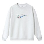 画像5: Unisex Broken Swoosh x Dumbo Crew Neck Sweat shirts ユニセックス 男女兼用ブロークンスウォッシュ×象のダンボプリント スウェット トレーナー (5)