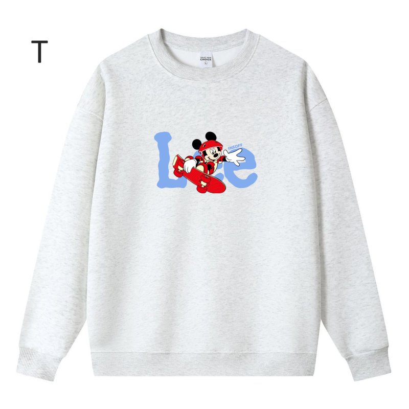 画像20: Unisex Mickey Mouse x Skateboard Crew Neck Sweat shirts ユニセックス 男女兼用ミッキーマウス×スケートボードプリント スウェット トレーナー (20)
