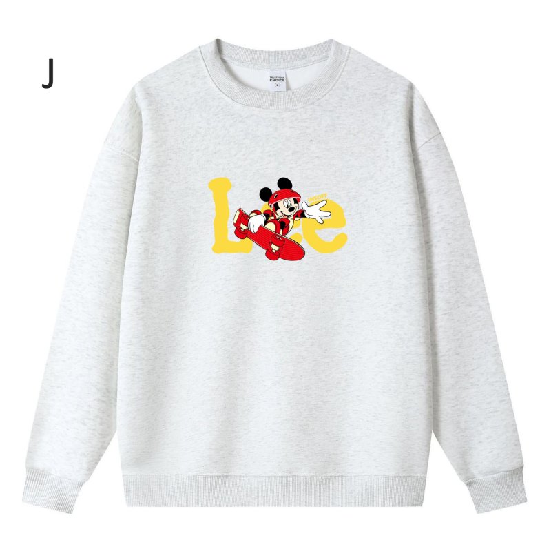 画像10: Unisex Mickey Mouse x Skateboard Crew Neck Sweat shirts ユニセックス 男女兼用ミッキーマウス×スケートボードプリント スウェット トレーナー (10)