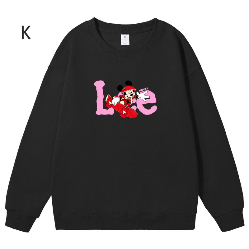 画像11: Unisex Mickey Mouse x Skateboard Crew Neck Sweat shirts ユニセックス 男女兼用ミッキーマウス×スケートボードプリント スウェット トレーナー (11)