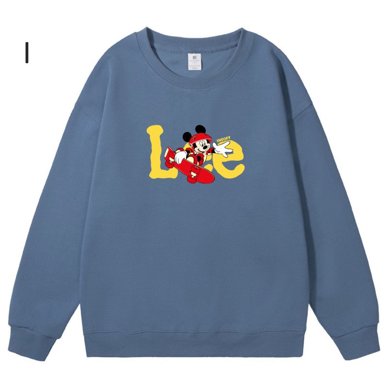 画像9: Unisex Mickey Mouse x Skateboard Crew Neck Sweat shirts ユニセックス 男女兼用ミッキーマウス×スケートボードプリント スウェット トレーナー (9)
