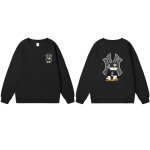 画像2: Unisex NY Hip Hop Cat Print Crew Neck SweatshirtSweat shirts ユニセックス 男女兼用NY×ヒップホップキャット猫プリント スウェット トレーナー (2)