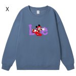 画像24: Unisex Mickey Mouse x Skateboard Crew Neck Sweat shirts ユニセックス 男女兼用ミッキーマウス×スケートボードプリント スウェット トレーナー (24)