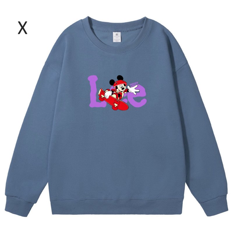 画像24: Unisex Mickey Mouse x Skateboard Crew Neck Sweat shirts ユニセックス 男女兼用ミッキーマウス×スケートボードプリント スウェット トレーナー (24)