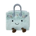 画像3: BK Smile Tote Bag BK M スマイル キャンバス モコモコ トート ぬいぐるみ バッグ (3)