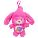 画像5: Care Bears Rabbit Charm カラフル ケアベア  フェイクファーぬいぐるみ マスコットチャーム キーリング (5)