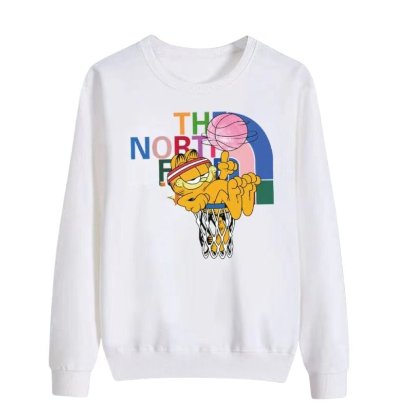 画像2: Unisex Garfield x Basketball Print Round Neck Sweatshirt 男女兼用ガーフィールド×バスケットボール プリント スウェット プルオーバー トレーナー (2)