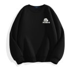 画像2: Unisex One Point Panda Print Round Neck Sweatshirt 男女兼用 ワンポイントパンダプリント スウェット プルオーバー トレーナー (2)