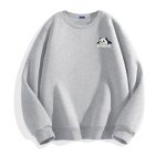 画像3: Unisex One Point Panda Print Round Neck Sweatshirt 男女兼用 ワンポイントパンダプリント スウェット プルオーバー トレーナー (3)