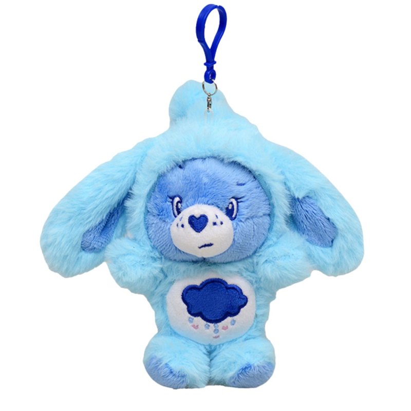 画像6: Care Bears Rabbit Charm カラフル ケアベア  フェイクファーぬいぐるみ マスコットチャーム キーリング (6)