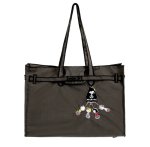 画像3: Snoopy Charm Nylon Tote Shoulder Eco Bag Shopping Bag　スヌーピー チャームナイロン トートショルダーエコバッグ ショッピングバッグ  (3)
