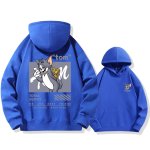 画像18: Tom & Jerry Angry Jerry & Mischievous Tom Print Long sleeves Hoodie 　トム&ジェリー 怒りのジェリー＆いたずらトムプリントフーディ  パーカー バンド (18)