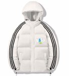 画像1: NASA x Mascot 3-Line Down Jacket blouson ユニセックス男女兼用  ナサ ×マスコットプリント3本ラインダウンジャケット ジャンパー (1)