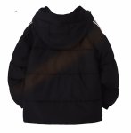 画像3: NASA x Mascot 3-Line Down Jacket blouson ユニセックス男女兼用  ナサ ×マスコットプリント3本ラインダウンジャケット ジャンパー (3)