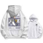 画像11: Tom & Jerry Angry Jerry & Mischievous Tom Print Long sleeves Hoodie 　トム&ジェリー 怒りのジェリー＆いたずらトムプリントフーディ  パーカー バンド (11)
