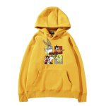 画像7: Bugs Bunny & Looney Tunes Tweety hoodie sweatユニセックス 男女兼用バックスバニー＆ルーニー・テューンズ ボックス プリント スウェットパーカー (7)