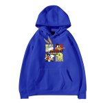 画像12: Bugs Bunny & Looney Tunes Tweety hoodie sweatユニセックス 男女兼用バックスバニー＆ルーニー・テューンズ ボックス プリント スウェットパーカー (12)