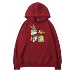 画像10: Bugs Bunny & Looney Tunes Tweety hoodie sweatユニセックス 男女兼用バックスバニー＆ルーニー・テューンズ ボックス プリント スウェットパーカー (10)